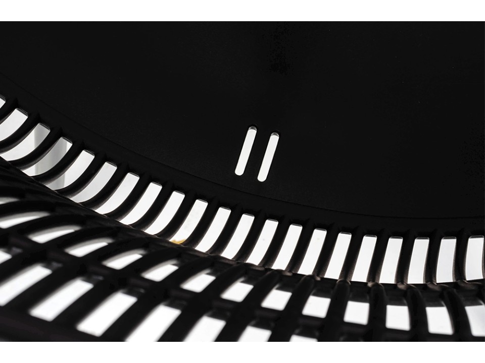 MODESTO krzesło BASKET czarne - polipropylen - Modesto Design