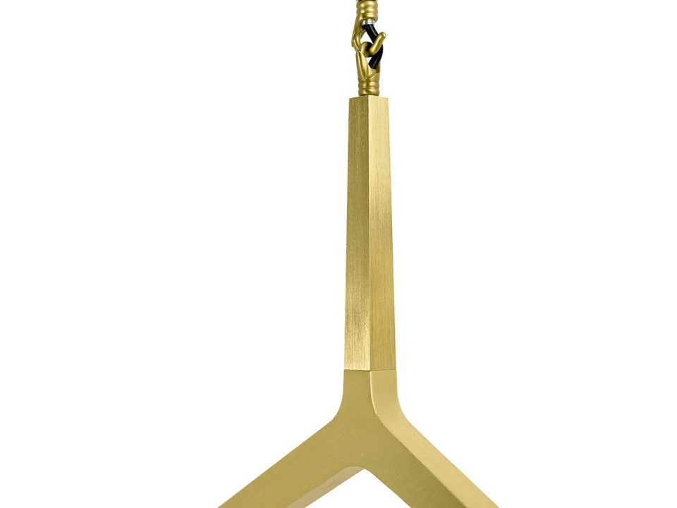 Lampa wisząca CANDELABR 14 złota - aluminium, szkło - King Home