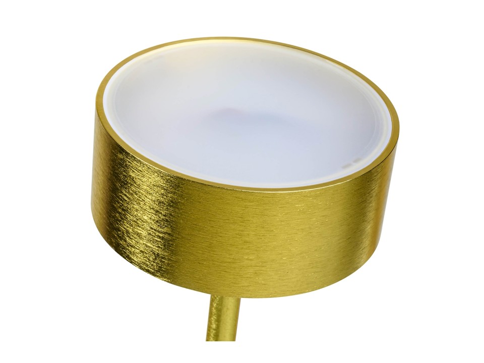 Lampa wisząca CAPRI LINE 5 złota - 300 LED, aluminium, szkło - King Home