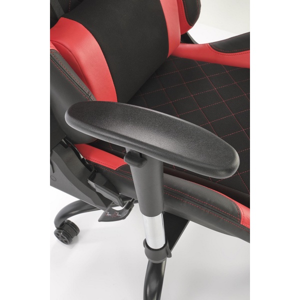 Fotel DRAKE gabinetowy czarny / popielaty - Halmar