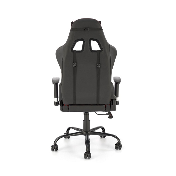 Fotel DRAKE gabinetowy czarny / popielaty - Halmar