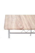 Stół FAUST zestaw + 4 krzesła dąb sonoma - Halmar