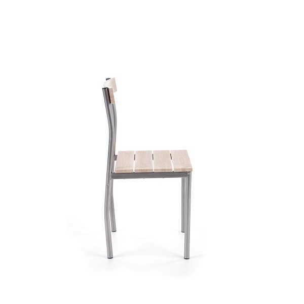 Stół FAUST zestaw + 4 krzesła dąb sonoma - Halmar