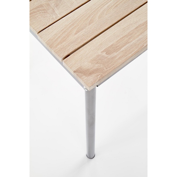 Stół FAUST zestaw + 4 krzesła dąb sonoma - Halmar