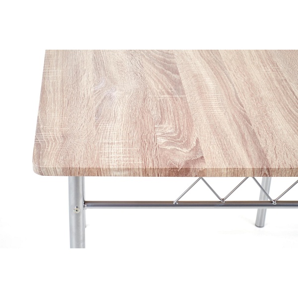 Stół FAUST zestaw + 4 krzesła dąb sonoma - Halmar