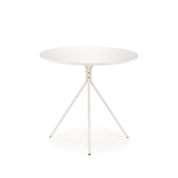 Stół FONDI okrągły biały - Halmar