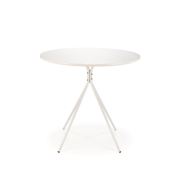 Stół FONDI okrągły biały - Halmar