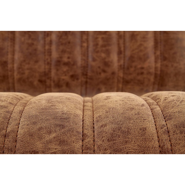 Hoker H88 stelaż - czarny, tapicerka - brązowy - Halmar