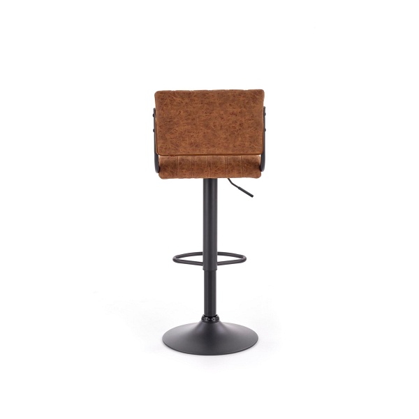 Hoker H88 stelaż - czarny, tapicerka - brązowy - Halmar