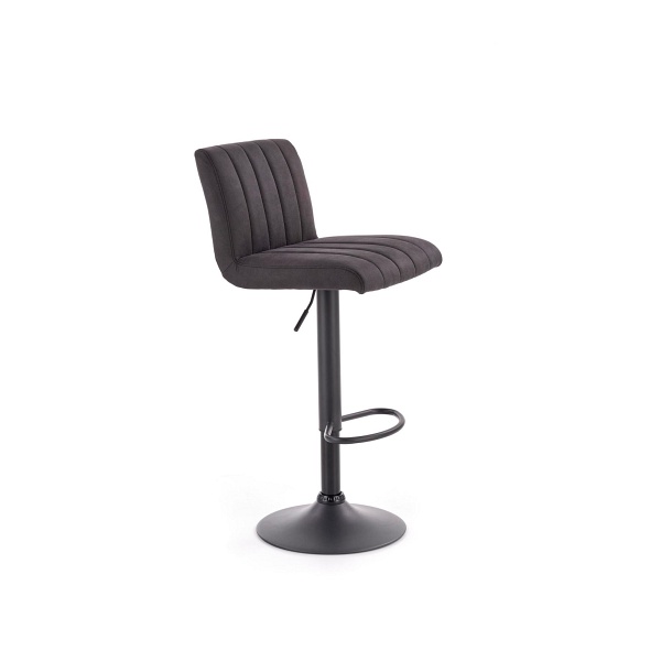 Hoker H89 stelaż - czarny, tapicerka - ciemny popiel - Halmar