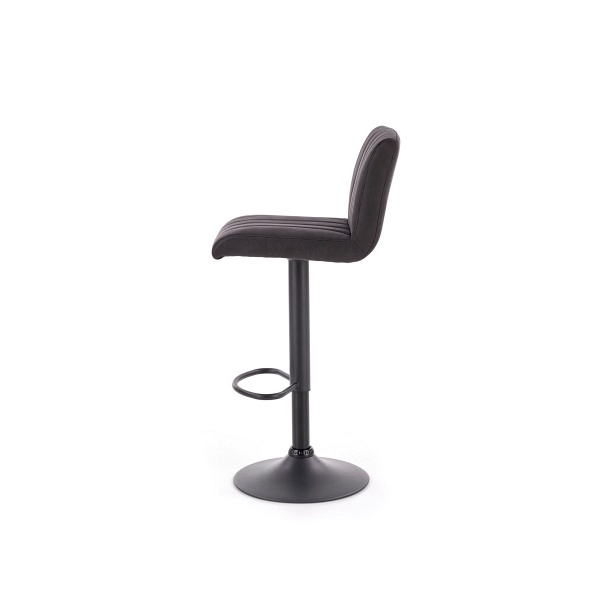 Hoker H89 stelaż - czarny, tapicerka - ciemny popiel - Halmar