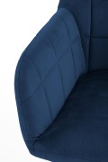 Krzesło K305 czarny / granatowy - Halmar