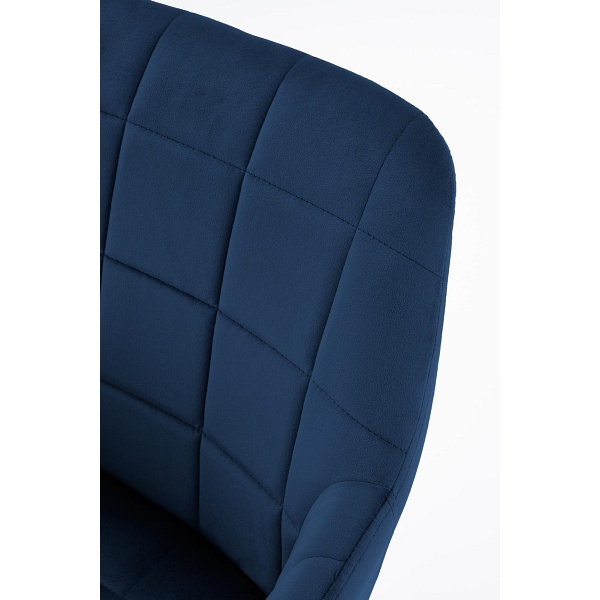 Krzesło K305 czarny / granatowy - Halmar