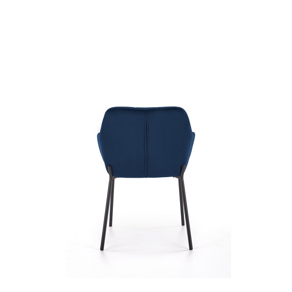 Krzesło K305 czarny / granatowy - Halmar