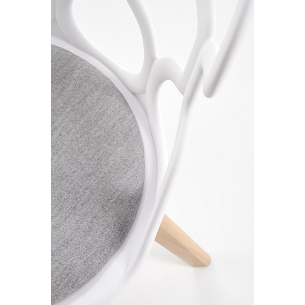 Krzesło K308 biały / popiel - Halmar