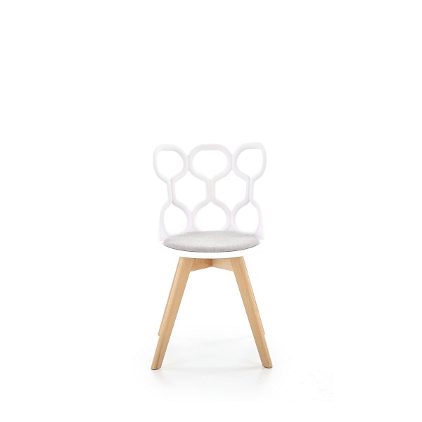 Krzesło K308 biały / popiel - Halmar