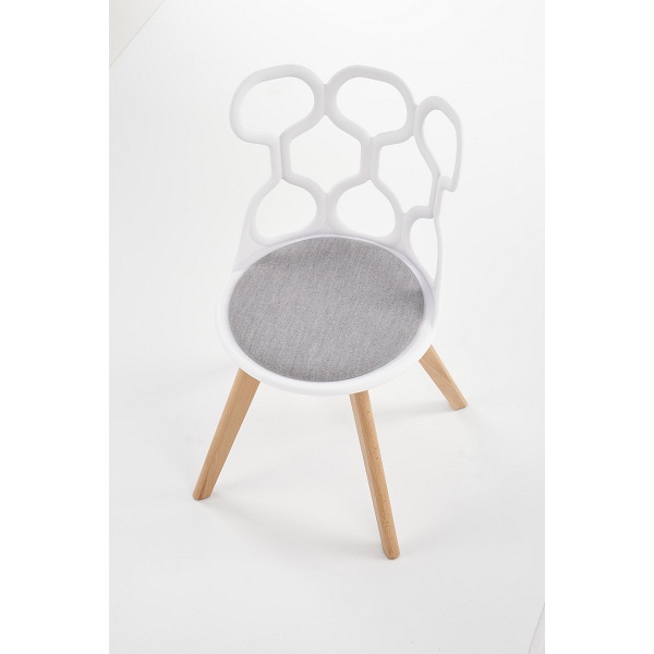 Krzesło K308 biały / popiel - Halmar