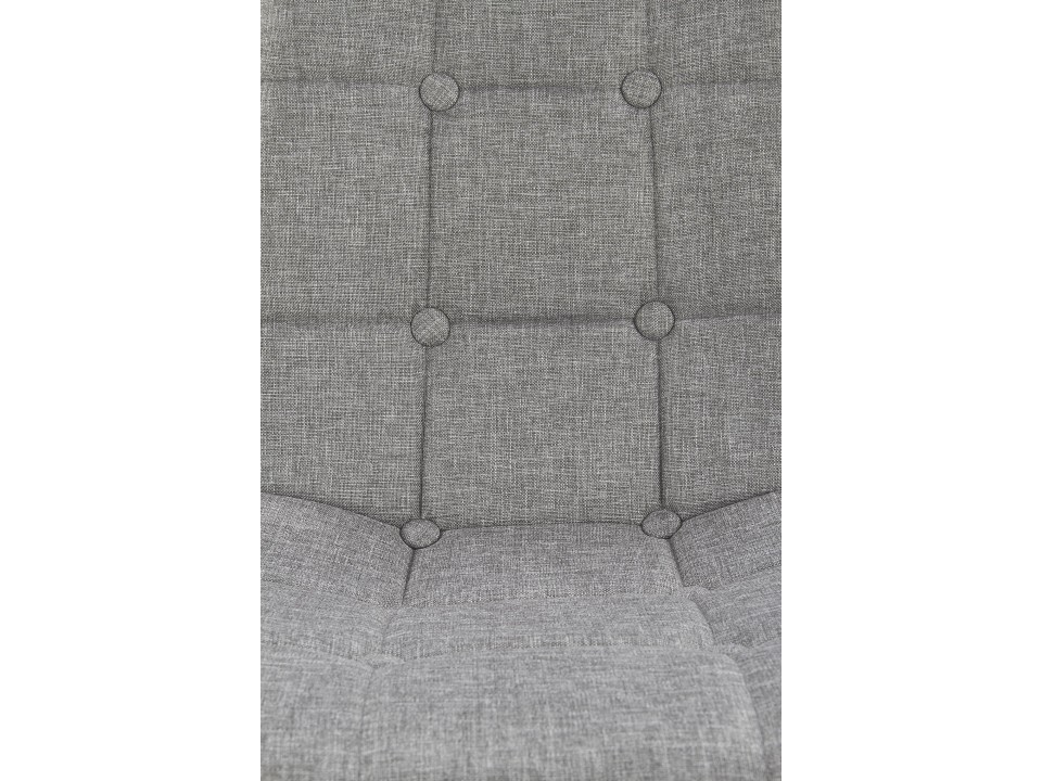 Krzesło K316 tapicerka - popielata, nogi - dąb miodowy - Halmar