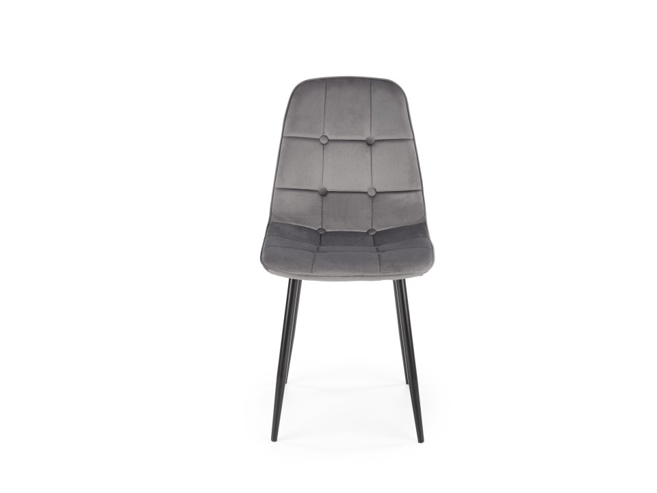 Krzesło K417 popielaty velvet - Halmar