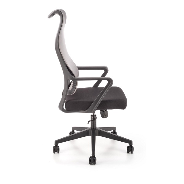 Fotel LORETO obrotowy, popiel-czarny - Halmar