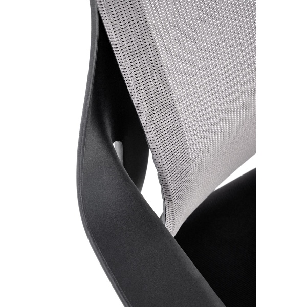 Fotel LORETO obrotowy, popiel-czarny - Halmar