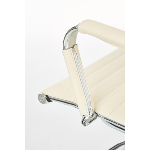 Fotel PRESTIGE SKID gabinetowy kremowy - Halmar