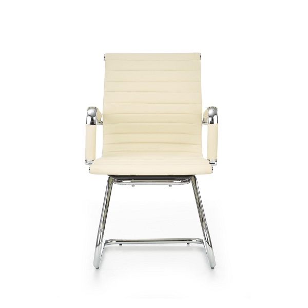 Fotel PRESTIGE SKID gabinetowy kremowy - Halmar