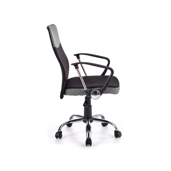 Fotel TOPIC pracowniczy czarno - popielaty - Halmar