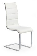 Krzesło K104 biały/popiel ekoskóra - Halmar
