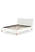 Łóżko SANDY tapicerowane biały - Halmar