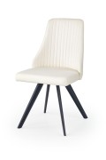 Krzesło K206 biało / czarny - Halmar