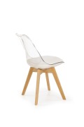 Krzesło K246 bezbarwny / buk - Halmar