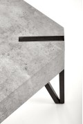Ława EMILY beton / czarny - Halmar