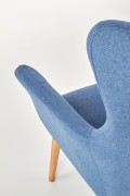 Fotel COTTO wypoczynkowy niebieski - Halmar
