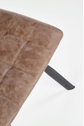 Krzesło K280 brązowy / czarny - Halmar