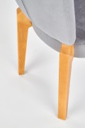Krzesło ROIS dąb miodowy / popielaty - Halmar