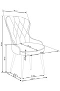 Krzesło K366 popiel - Halmar