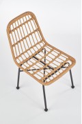 Krzesło K401 naturalny / czarny - Halmar