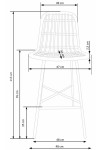 Hoker H97 czarny / naturalny - Halmar