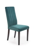 Krzesło DIEGO 2 czarny / tap. velvet pikowany Pasy - MONOLITH 37 - Halmar