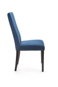 Krzesło DIEGO 2 czarny / tap. velvet pikowany Pasy - MONOLITH 77 - Halmar