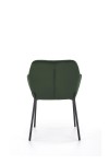 Krzesło K305 czarny / ciemny zielony - Halmar