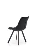 Krzesło K332 nogi - czarne, siedzisko - czarny - Halmar