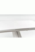 Stół ODENSE rozkładany blat - biały podstawa - biały - Halmar