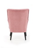 Fotel DELGADO wypoczynkowy różowy - Halmar