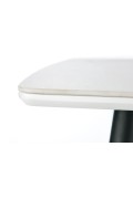 Stół MARCO biały marmur / czarny - Halmar