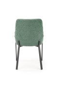 Krzesło K439 przód - ciemny popiel, tył - zielony - Halmar