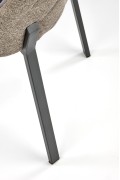 Krzesło K439 przód - ciemny popiel, tył - beżowy - Halmar