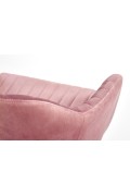 Fotel FRESCO młodzieżowy różowy velvet - Halmar