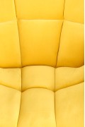 Fotel BELTON wypoczynkowy żółty - Halmar